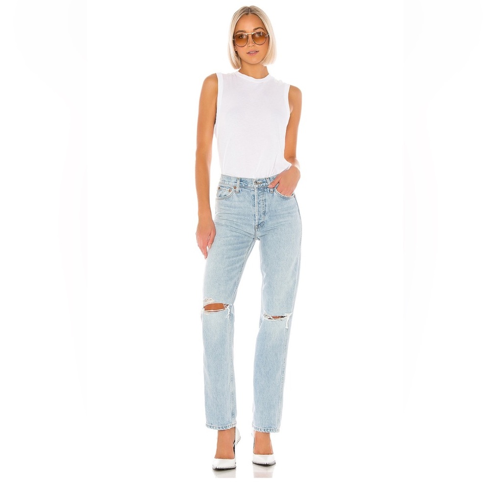 RE/DONE ORIGINALS HIGH RISE LOOSE JEANS - Picture 4 of 5